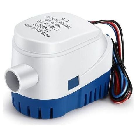 Pompes de Cale, Pompe de Cale Automatique 12V 1100GPH Pompe à Eau Liquide Silencieuse Automatique pour Pompe de Cale Marine Pompe à Eau pour Bateaux, étangs, Piscines,de (1/4)