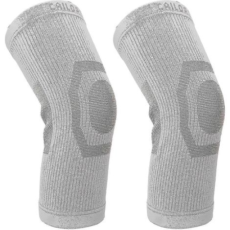 Genouillères chauffantes en graphène, protection contre le froid, respirantes et extensibles, utilisables en toutes saisons, pour hommes et femmes âgés. (1/4)