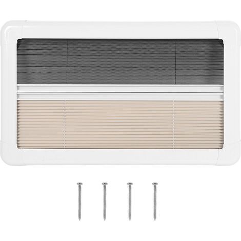 Store de fenêtre intérieur pour camping-car, 24X12 pouces, blocage des UV, isolation thermique, Protection de la vie privée, pare-soleil plissé pour camping-car, caravane (1/5)