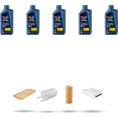 Kit tagliando 4 FILTRI e 5L OLIO compatibile con Vw Golf VI (5K15,5J5,5M1,517,521) 2.0 TSI GTI 173kw Dal 2011 (1/5)