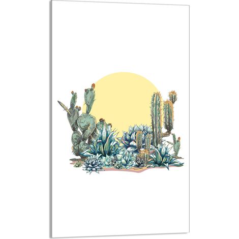 TAGLIERE IN VETRO 30x52 Cactus (1/5)