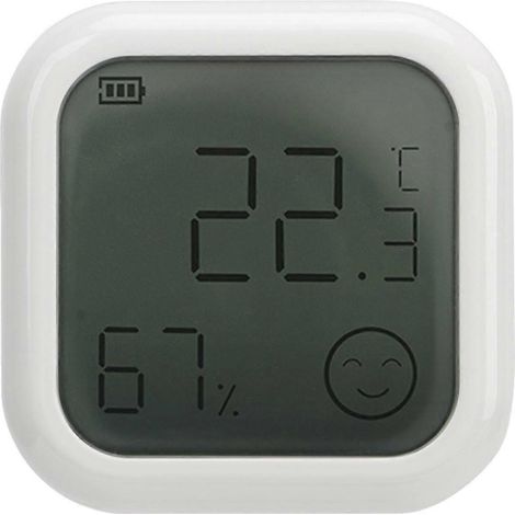 Temperatur- und Feuchtigkeitsmesser mit Digitalanzeige und Fernbedienung, Thermometer, DC 2,5 V–3 V