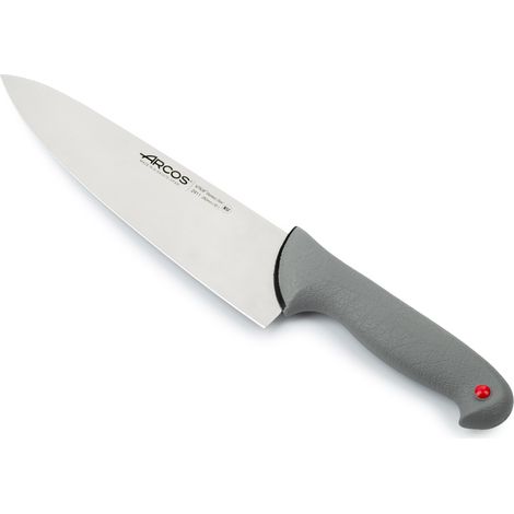 Kochmesser Arcos Farbe - Prof  241100 Edelstahl Nitrum und mango ergonomisches Polypropylen und 25 cm Klinge, Vitrine
