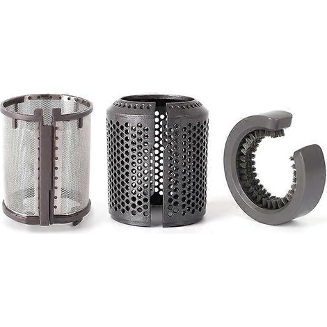 Filtre intérieur et cage de filtre extérieur pour sèche-cheveux Dyson modèles HD01, HD03 et HD08, avec filtre. (1/4)