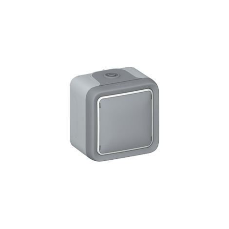 Sortie de câbles Prog Plexo complet saillie gris Legrand 069745