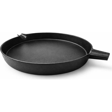 Plancha en fonte Patton pour barbecue - Ø 31,5 cm