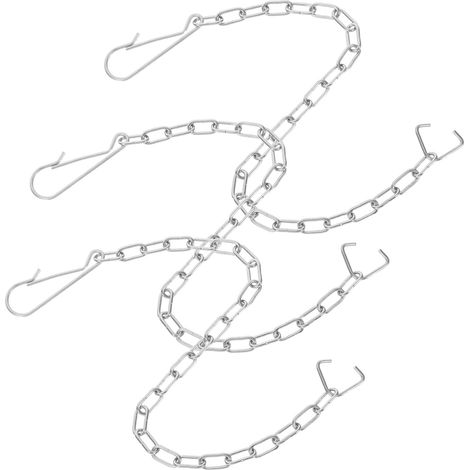 3 Pièces pour vannes de vidange chaînes, Acier inoxydable, Silver (1/5)
