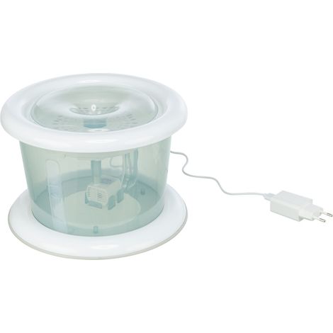 Fontaine 3 Litres transparente, pour chat et chien - Trixie (1/5)