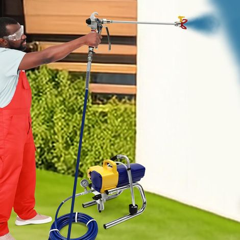 1.8L / Min luftfreie Sprühmaschine, 1800w Kolben-Sprühmaschine, geeignet für rostfeste Beschichtungen, Feuerschutzbeschichtungen, Latexbeschichtungen, 45  33  41cm
