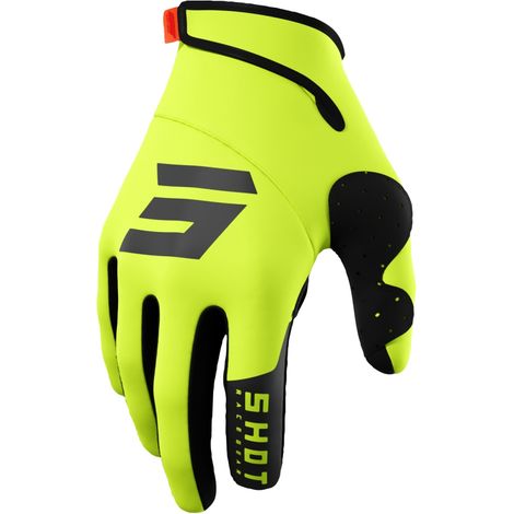 Gants d'hiver Trainer 2.0 jaune fluo/noir softshell taille 10 (1/3)