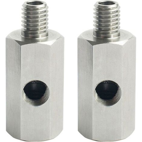 adattatori metrici per sensore di pressione dell'olio, filettatura femmina NPT da 1/8 di pollice x M10, raccordo a T maschio-femmina M10X1.5. (1/2)
