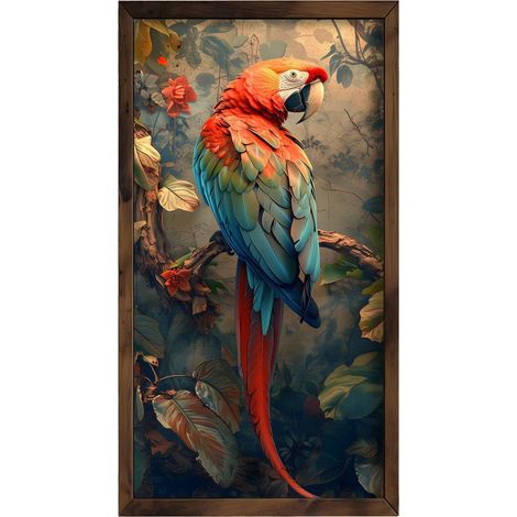 Arte de pared de MDF con marco Painting Multicolor (1/5)