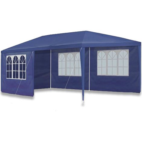 MaxxGarden Gazebo - Carpa para Fiestas - 3x6 m - 18 m² - Cenador de jardin - Tienda de Fiesta - Carpa Pop up - con 6 Paredes Laterales enrollables, Impermeable, protección UV 50+ - Negro (1/5)