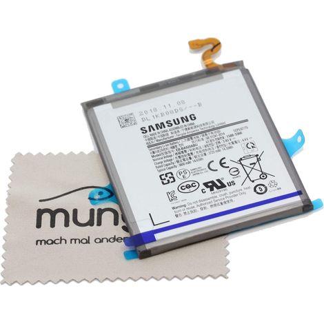 Batterie pour Samsung d'origine EB-BA920ABU pour Samsung Galaxy A9 2018 (A920F) avec Chiffon de Nettoyage mungoo
