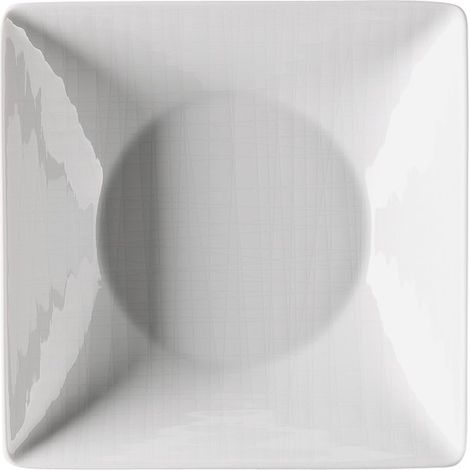 Assiette Carrée Porcelaine Blanc 20 cm