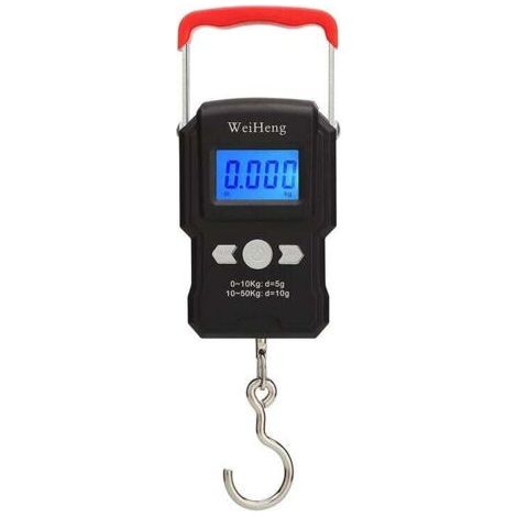 Hanging Hook Scale, Double Precision Luggage Weigh, LCD Backlight Suitcase Weigh, 50Kg / 5G-Keyoung, (1/5)