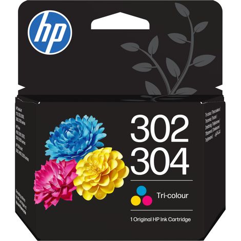 HP 302/304 Cartouche d’encre trois couleurs authentique
