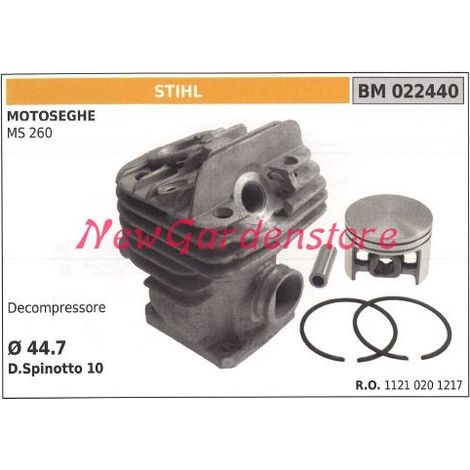 Cilindro pistone segmenti STIHL motore motosega ms 260 022440