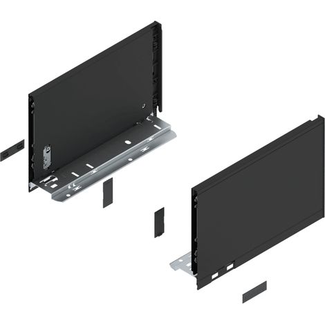 BLUM LEGRABOX pure Zarge Höhe C, NL 270, Carbonschwarz