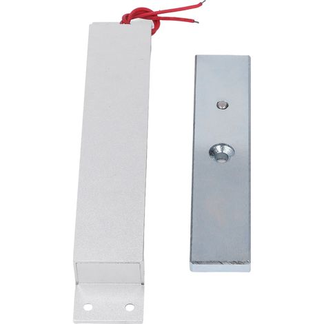 Serrure électromagnétique de porte 280 kg (600 lbs) avec télécommande pour portes vitrées et en aluminium de secours (1/5)