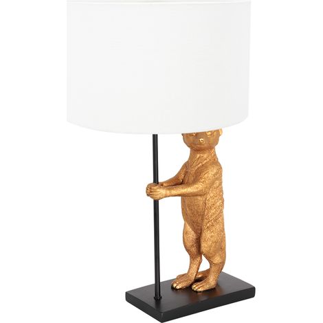 Anne Lighting - tischlampe - Animaux - schwarz - metall stoff - Ø (1/5)