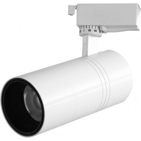 Faretto a binario 30w 4000k anzo white 2700lm 36º orientabile 360º regx22x7,5 cm