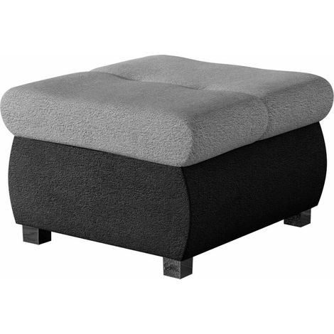 Reposapiés Comfivo Nitor, Velo 637 + Velo 633, 39x60x60cm, Diámetro: 0, Tapiz, Patas: Plástico, 0, Parcialmente montado