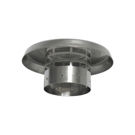 Cappello in Acciaio INOX Lucido Ø 80 Stabi (1/2)