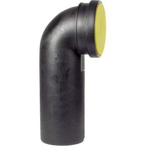 CURVA VERTICALE WC SOSPESI PE Diam. 90/90