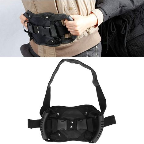 Ceinture de sécurité pour passager de moto et scooter électrique - Sangle de sécurité ajustable jusqu'à 125 cm avec matériaux Oxford et grille 3D (1/5)