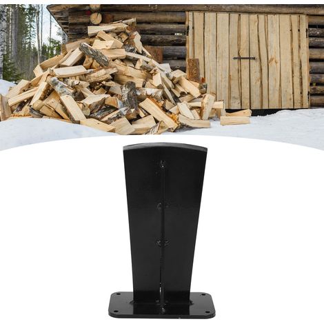 Séparateur de bois haute résistance, séparateur de bois à structure robuste, séparateur de bois manuel en forme de coin pour poêles à bois et cheminées. (1/5)