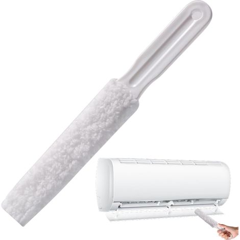 Brosse de nettoyage du climatiseur, peigne à aileron du climatiseur Brosse de nettoyage de bobine de climatiseur,Époudeur du bas du réfrigérateur (1/5)