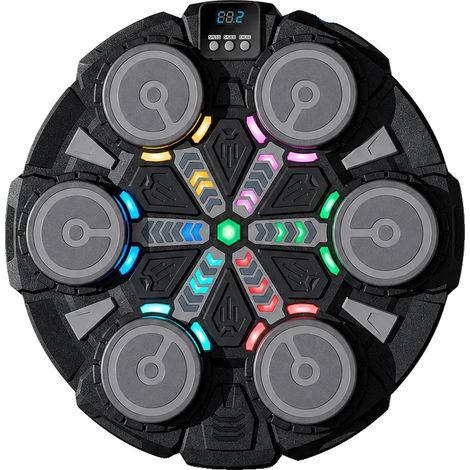 Diana de boxeo, Material: ABS, Dimensiones: 60 cm x 40 cm, Compatibilidad: Apto para niños de 3 años en adelante, Características: Conectividad Bluetooth, Modos de juego: 3 emocionantes modos (1/5)