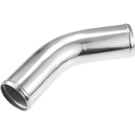 Tube En Alliage D'Aluminium Pour Intercooler De Voiture 1pc Couleur Argent, Épaisseur 2 mm, Diamètre Intérieur 66 mm, Longueur De Jambe 100 mm, Bossages Aux Extrémités, Universel (1/5)