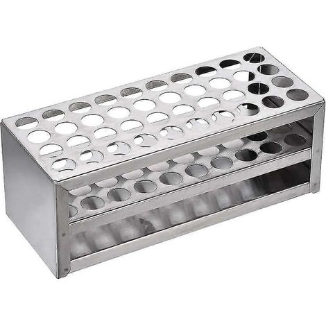 Support multifonctionnel pour tubes à essai en aluminium de 14 mm et 40 trous - Équipement de laboratoire (1/5)