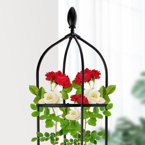 Détails de la commande : Demander un treillis à roses en forme de U avec des tiges cassées et des boutons floraux décoratifs. (1/5)