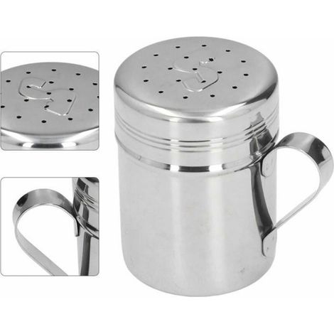 Salière - Acier Inoxydable - Pour Barbecue Et Voyage - Multiples Trous - 1 Pièce (1/4)