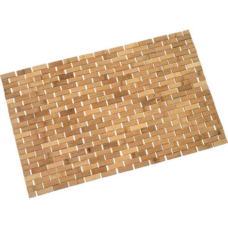 Alfombra de baño para sauna de bambú 79x50cm 040005345