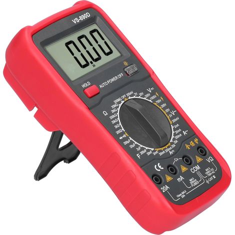 Digitalmultimeter VS-890D, Wechsel-/Gleichspannungs-, Strom- und Widerstandsmessgerät mit automatischer Abschaltfunktion (1/5)