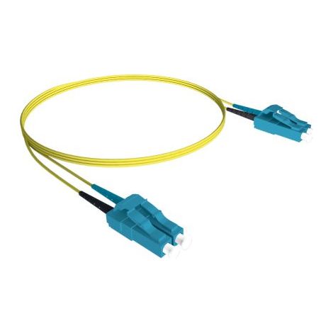Câble fibre optique CAE Multimedia Connect 1m Avec connecteur / LC, OS2 Mono-mode, 2 fibres ( Prix pour 1 )