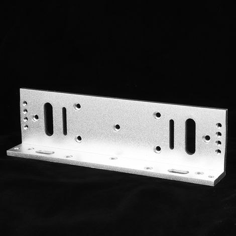 Support magnétique en alliage d'aluminium de 500 kg en forme de L pour serrures de porte à contrôle d'accès (1/5)