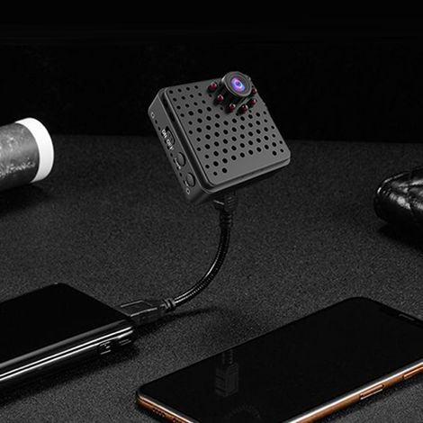 Caméra de sécurité W18, HD 1080p, Wi-Fi sans fil, vision nocturne infrarouge, caméra d'action, photographie aérienne, caméscope DV (1/5)