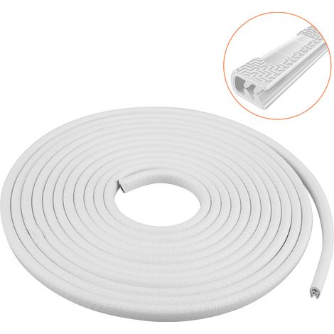 Soavoa Bande Protection Porte Invisible Anti-Choc Étanche pour Salle de Bain Blanc 5 Mètres (1/4)