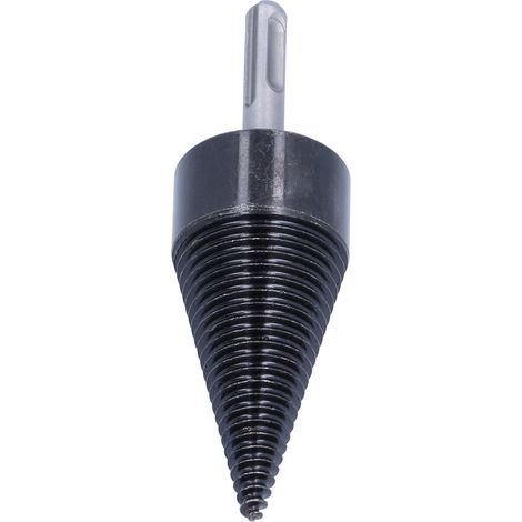 Fendeur de bûches à spirale, foret à cône en bois, tige ronde, outil de fendage, quincaillerie 42 mm L