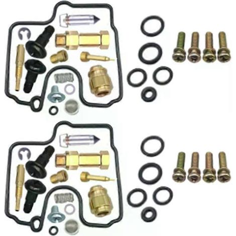 Kit de réparation pour système d'alimentation (flotteur, cylindre, carburateur) compatible avec les motos SUZUKI SV650 et SV650S (1999-2002). Couleur : A (1/2)