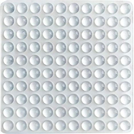 Lot de 100 patins adhésifs pour tiroirs, planches à découper, plateaux en verre, petits meubles et meubles de cuisine, caoutchouc transparent