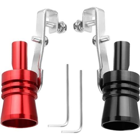 Bruit Echappement Sport Voiture:2 Pièces Turbo Whistle, Accessoire de Voiture Universel pour Modification (1/5)