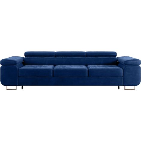 3-Sitzer-Sofa Lyam Blau