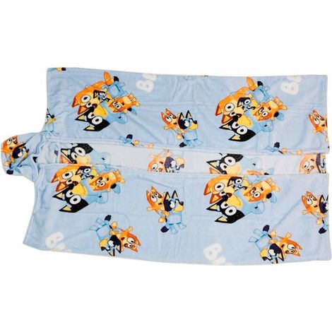 Manta coralina capucha Bluey 120x150cm