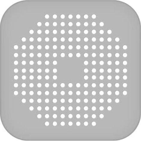 Filtre à cheveux pour douche Gris ou blanc Filtre en silicone pour lavabo, baignoire et douche - Bouchon en caoutchouc pour salle de bain et cuisine (gris) (1/5)